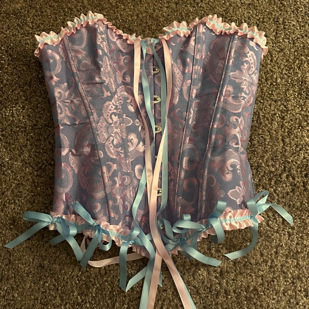 Pink and Purple Corset